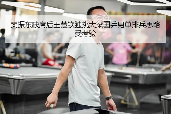 樊振东缺席后王楚钦独挑大梁国乒男单排兵思路受考验